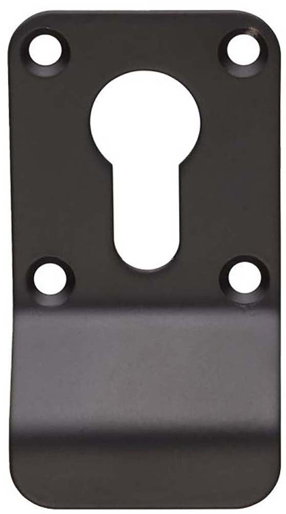 Euro Cylinder Pull - Face Fixed - Matt Black