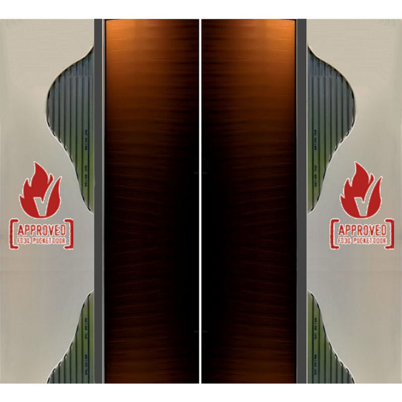 Adjustable Sliding Pocket Double Door Kit - To Suit Doors 626mm - 1500mm Wide And Up To 2700mm High