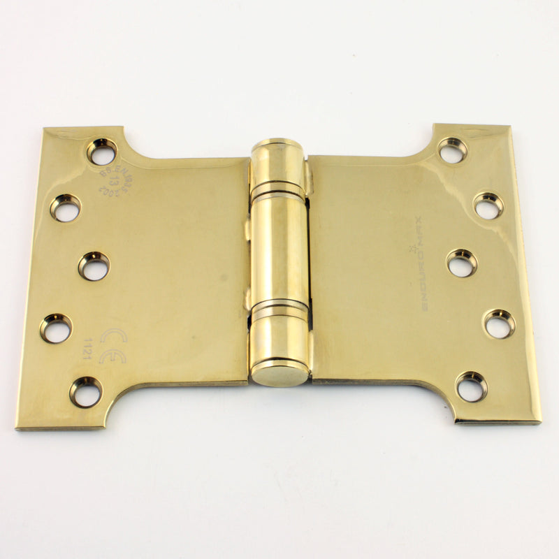 Grade 13 Fire Rated - Parliament Projection Hinges - For Doors Up To 120kg - PVD Brass
