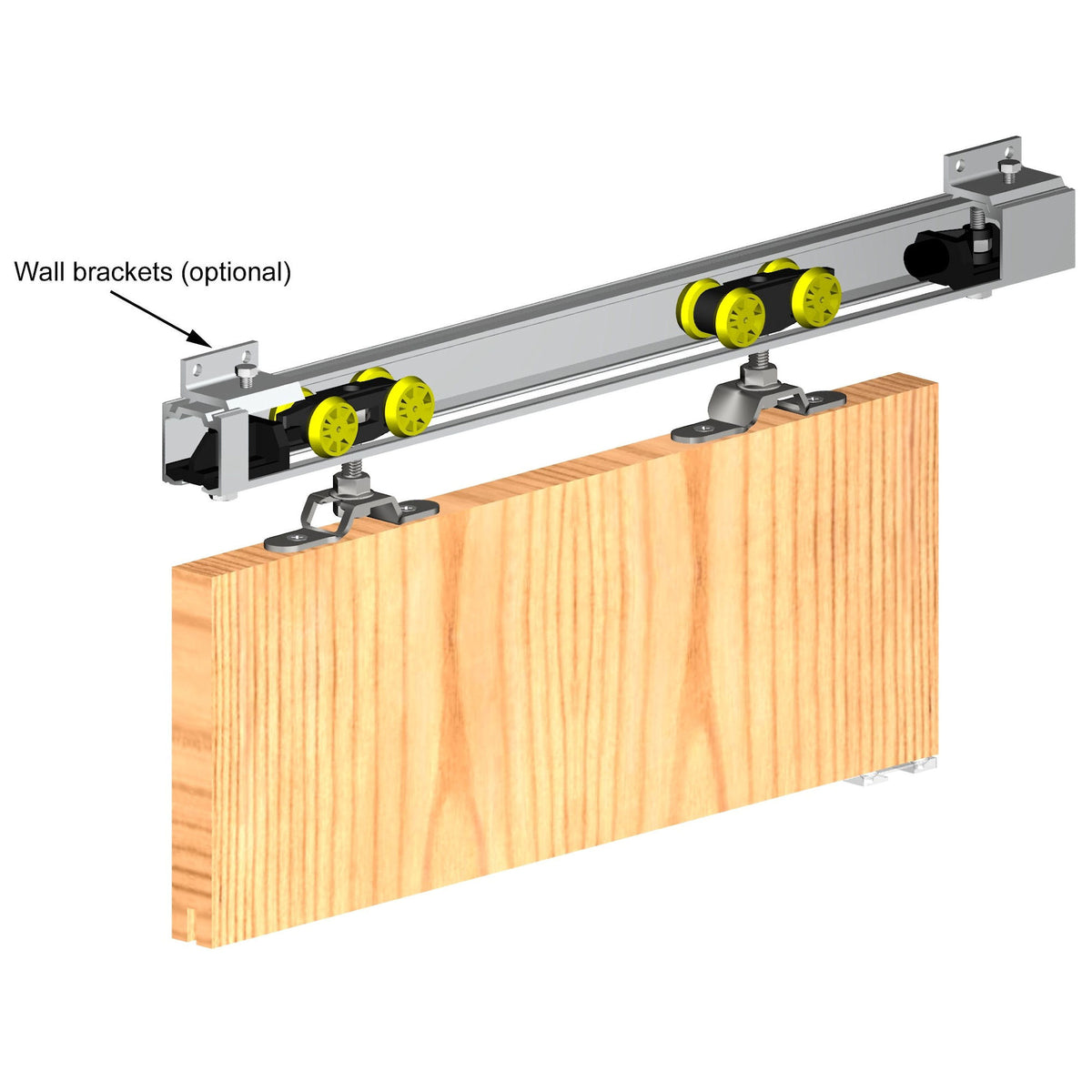 Sliding Door Gear System For Timber Doors Up to 60kg In Weight