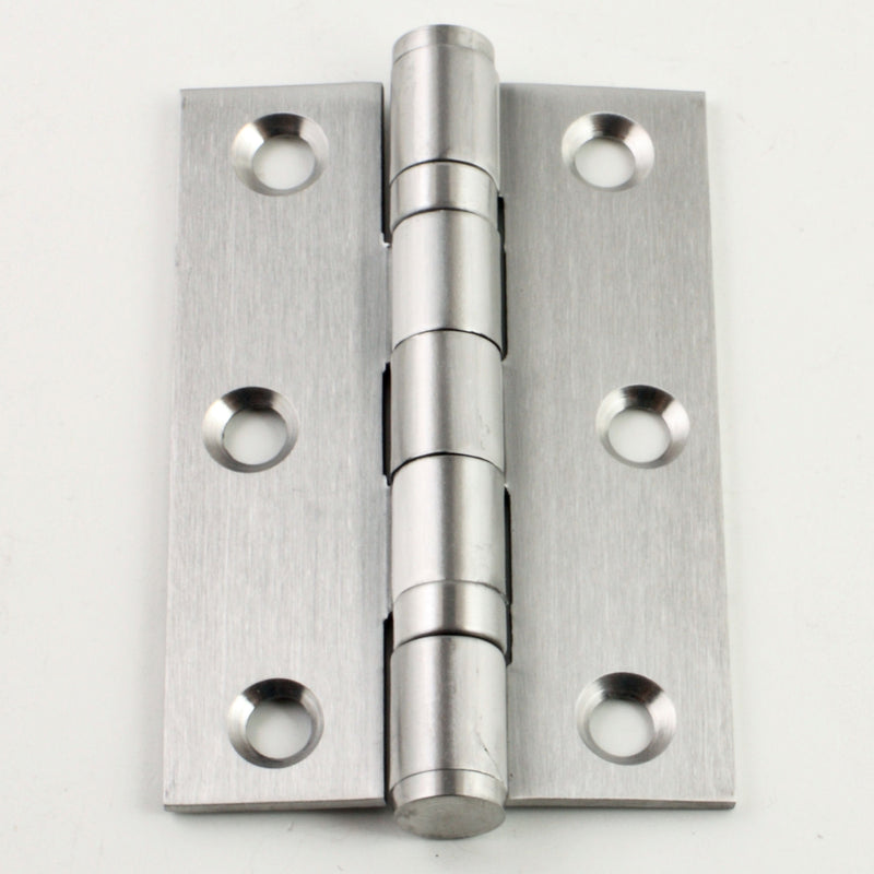 Ball Bearing Hinge - Satin Stainless Steel - 76mm x 50mm