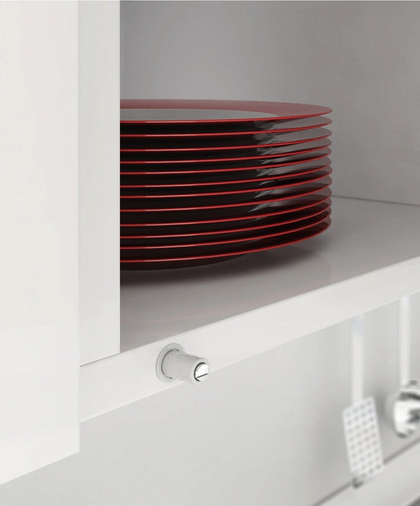 ess To Open Push Catch With Buffer - For Use With Sprung Blum Hinges - Surface Mounted Or Drill In Touch Latch