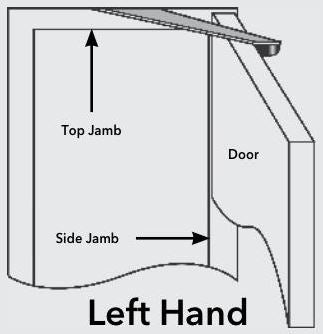 Top Jamb / Frame Mounted Door Stop & Restrictor - Satin Stainless Steel
