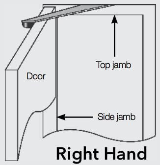 Top Jamb / Frame Mounted Door Stop & Restrictor - Satin Stainless Steel