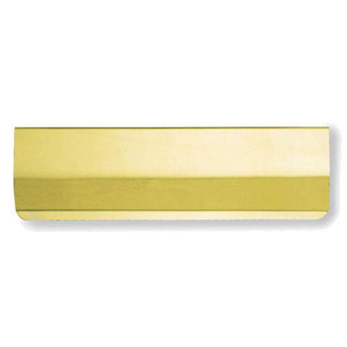 Internal Flap Letter Plate Tidy - Polished Brass - Four Sizes