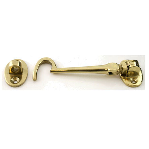Cabin Hook - Polished Brass - G Johns & Sons Ltd - Architectural Ironmongery