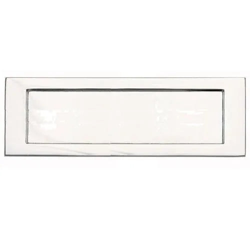 Letter plate polished chrome