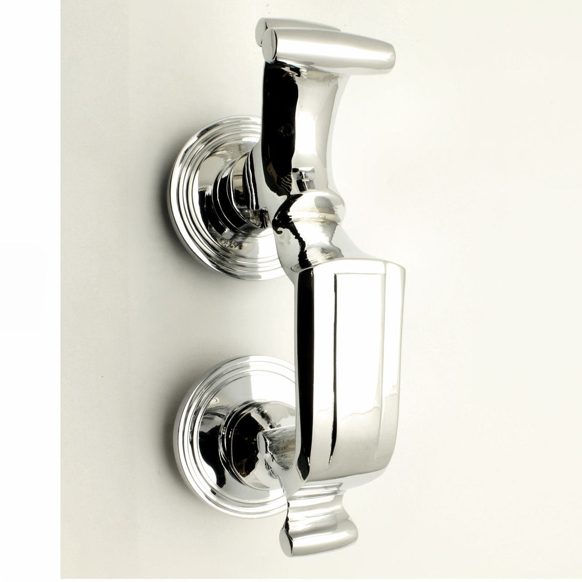 Doctors Style Front Door Knocker - Polished Chrome