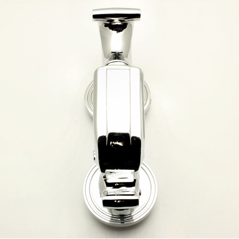 Doctors Style Front Door Knocker - Polished Chrome - G Johns & Sons Ltd - Architectural Ironmongery