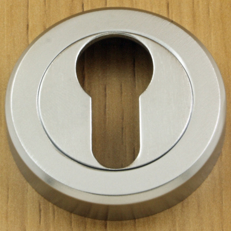 Euro Profile Escutcheon - Satin Chrome