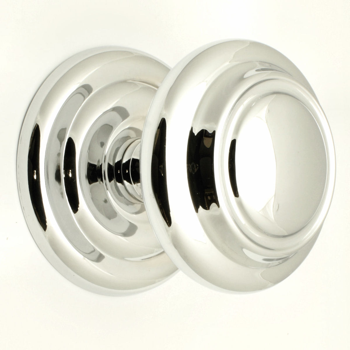 Extra Large Centre Door Knob - Polished Chrome