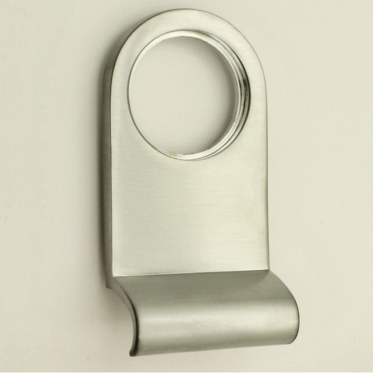 Front Door Cylinder Pull - Satin Chrome