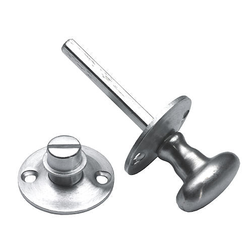 Oval Shape Turn And Release Set - Satin Chrome