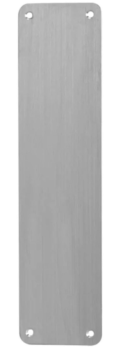 Finger plate - 350mm x 76mm - satin stainless steel