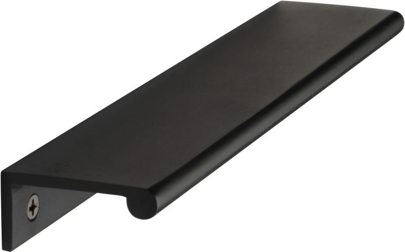 Rear Fixing Finger Edge Pull - With Rounded Edge Design - Available In 3 Sizes - Matt Bronze