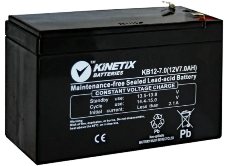 Rechargeable Battery - 12V - 2.1AH - Black
