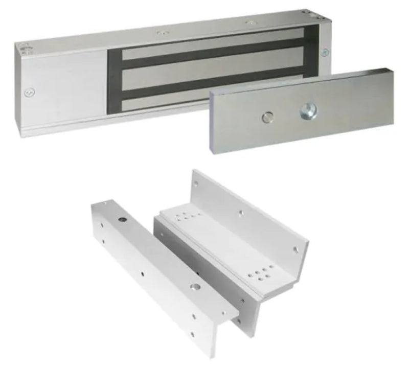 Slimline Single Magnet Unmonitored Supplied With Z & L Brackets - Tested to Grade 2 TS010:2016 - Fire Rated