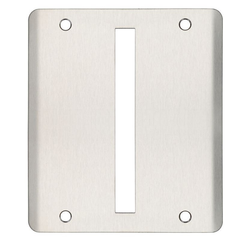 Spare Double Strike To Suit Roller Dins - 130mm x 150mm - Satin Stainless Steel