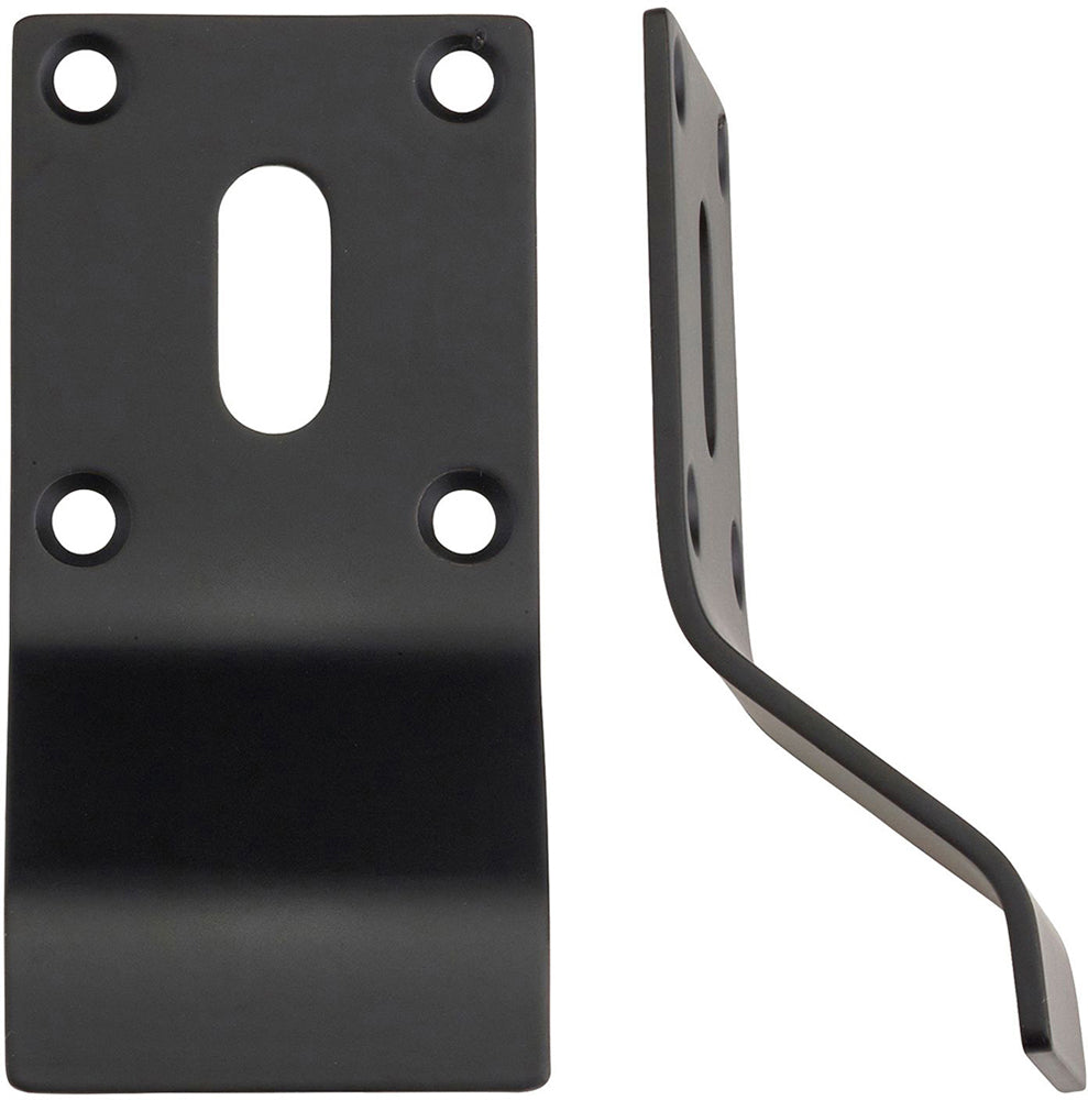 Standard Cylinder Pull - Face Fixed - Matt Black