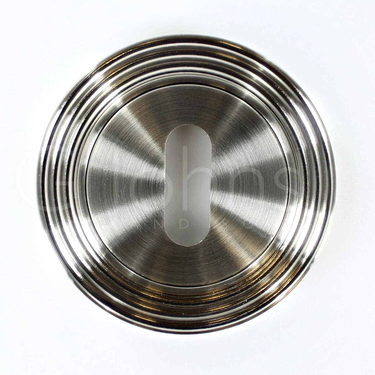 standard-profile-escutcheon-with-reeded-rose-53mm-x-10mm-satin-nickel