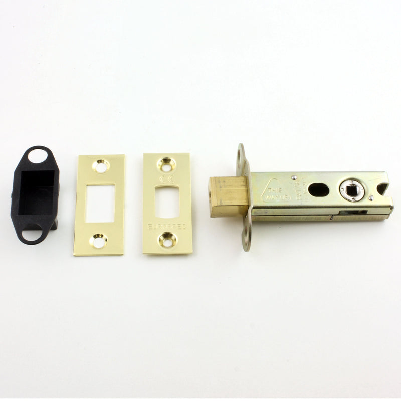 Eurospec Tubular Mortice Deadbolt With 5mm Follower - PVD Brass - G Johns & Sons Ltd - Architectural Ironmongery