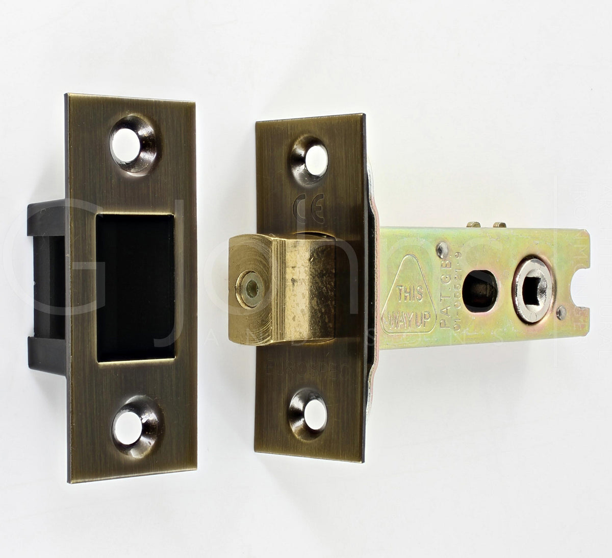 Architectural Quality Tubular Mortice Deadbolt With 5mm Follower - CE Marked - Fire Rated - Certifire Aprroved - Antique Brass