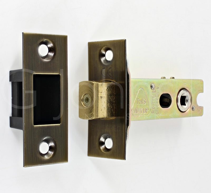 Architectural Quality Tubular Mortice Deadbolt With 5mm Follower - CE Marked - Fire Rated - Certifire Aprroved - Antique Brass