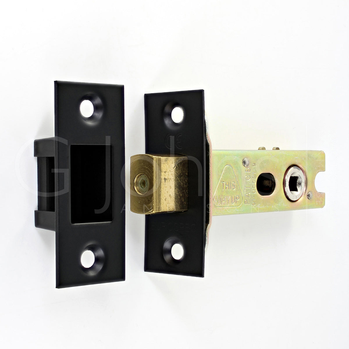 Architectural Quality Tubular Mortice Deadbolt With 5mm Follower - CE Marked - Fire Rated - Certifire Aprroved - Matt Black