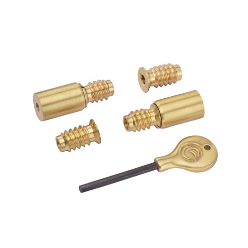 Sash Stops - Sliding Sash Windows Locks - Satin Brass (Lacquered)