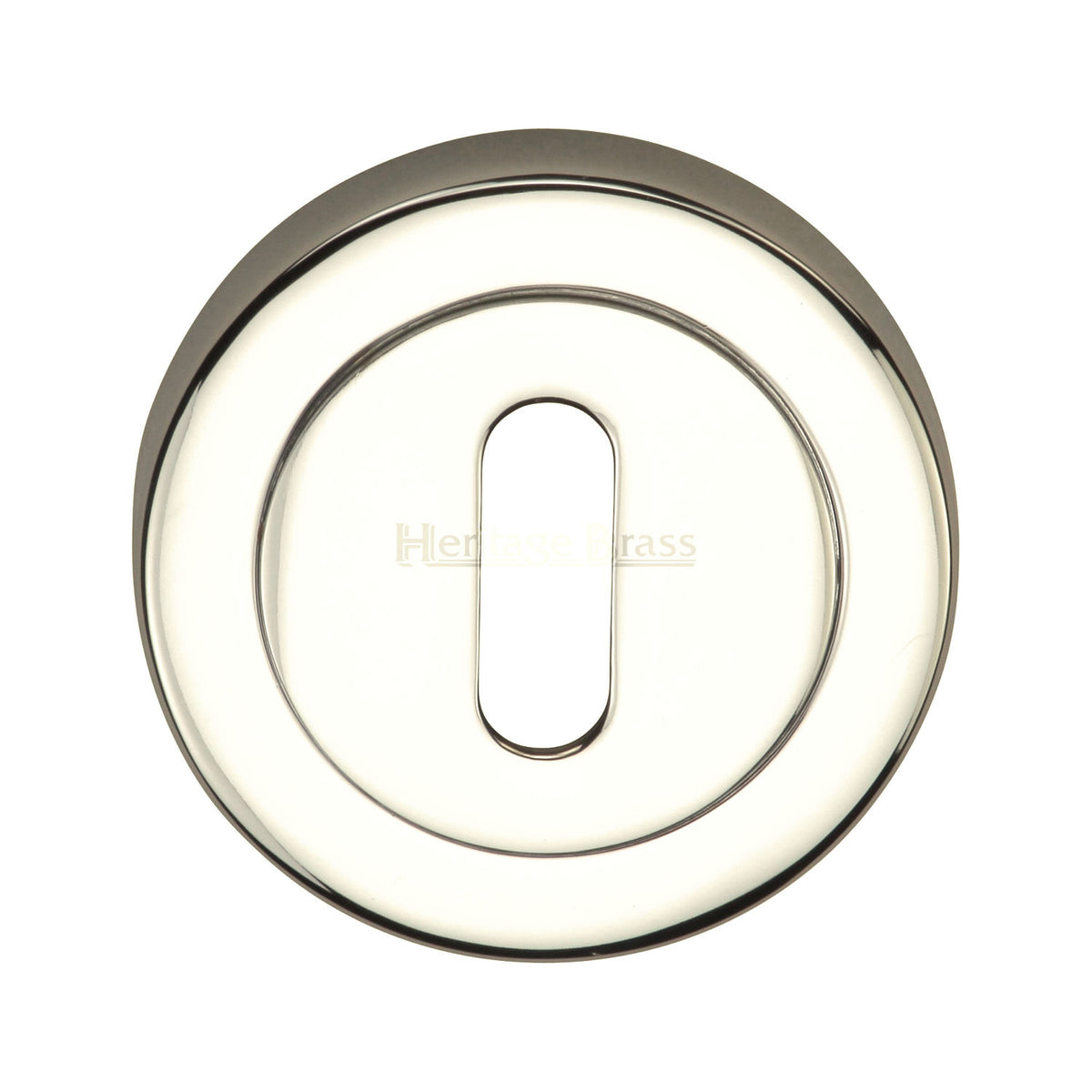 Standard Round Profile Escutcheon - Polished Nickel