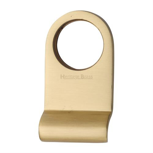 Round Cylinder Pull - Satin Brass (Lacquered)