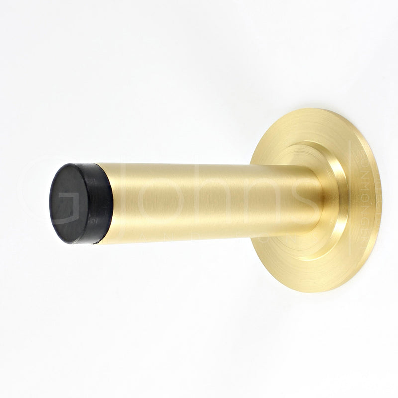 wall-mounted-cylinder-door-stop-with-stepped-round-rose-81mm-x-19mm-satin-brass