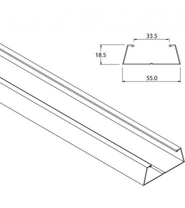 Wall Reinforcing Kit For Adjustable Pocket Door Kits - (4 x 3000mm Lengths)
