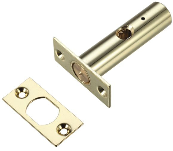 Security Rack Bolt For Wooden Doors - 60mm Long - Electro Brass Finish