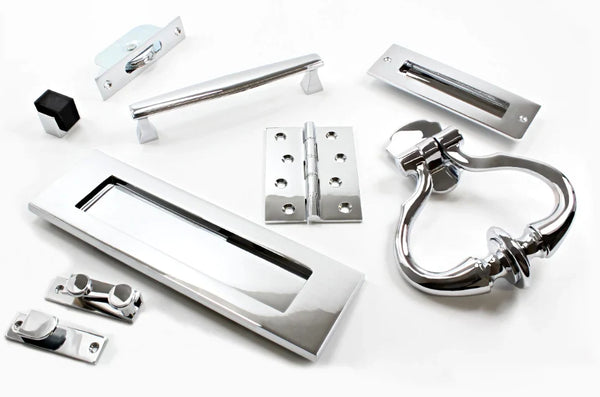 Polished Chrome ironmongery collection