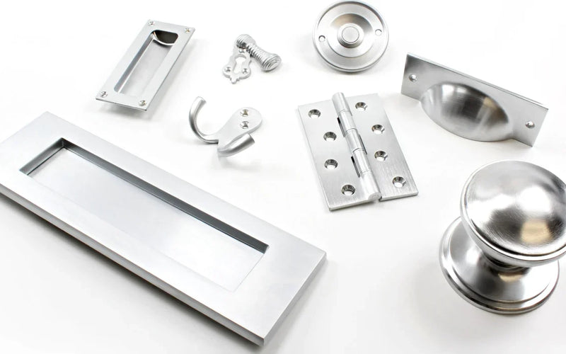 Satin Chrome ironmongery collection