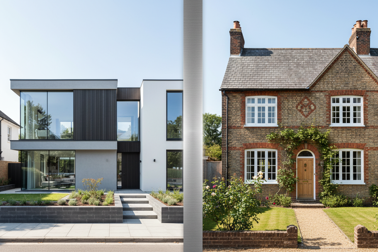 New build homes vs traditional houses