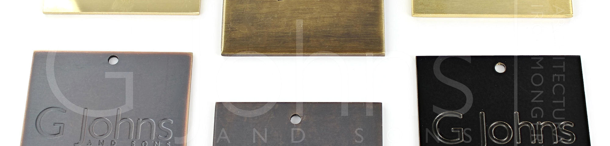 Finish Sample Swatches