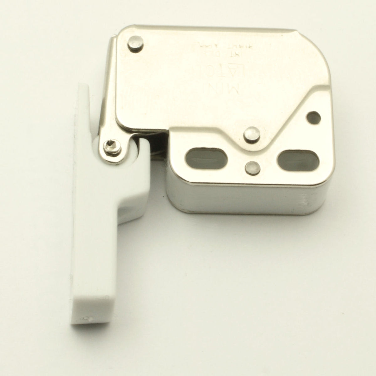 Side Mounted - Mini Touch Latch - For Press To Open Cupboard Doors - G Johns & Sons Ltd - Architectural Ironmongery