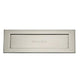 Plain Letter Plate 305mm x 102mm - Polished Nickel