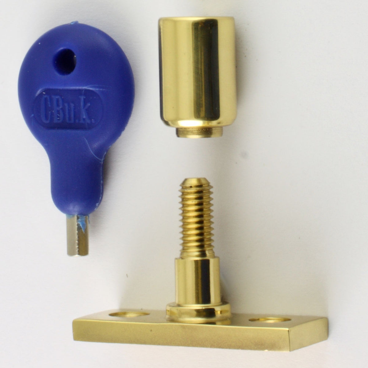 Locking Stay Pin - Polished Brass