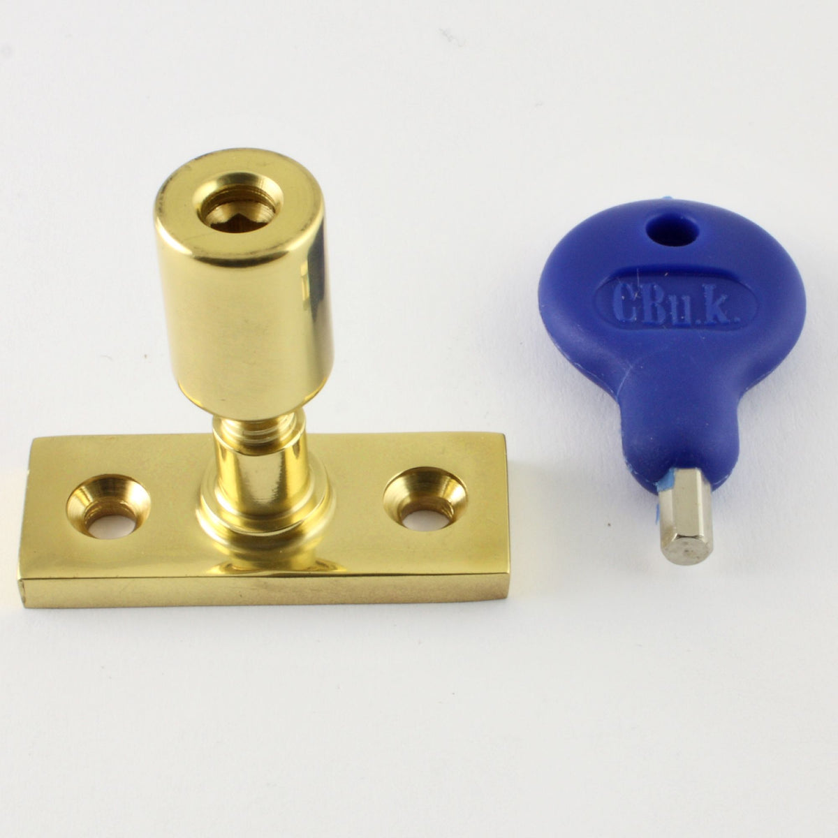 Locking Stay Pin - Polished Brass