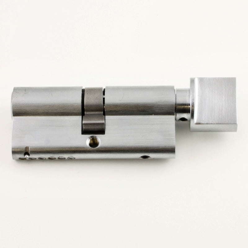 Euro Profile Cylinder Sash Lock - Key / Key Operated BS 3621 Rated - Satin Stainless Steel - G Johns & Sons Ltd - Architectural Ironmongery