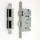 Architectural Quality DIN Style Bathroom Mortice Lock - CE / UKCA Marked - Fire Rated - Certifire Approved - Satin Stainless Steel