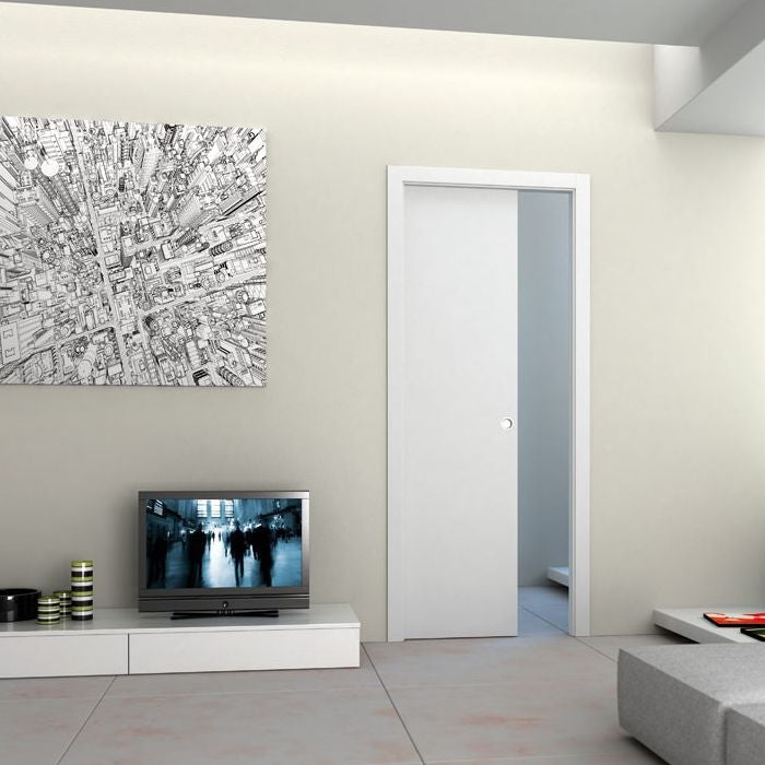 Eclisse Sliding Pocket Door System - Single Door Kit - To Suit 100mm Wall Thickness