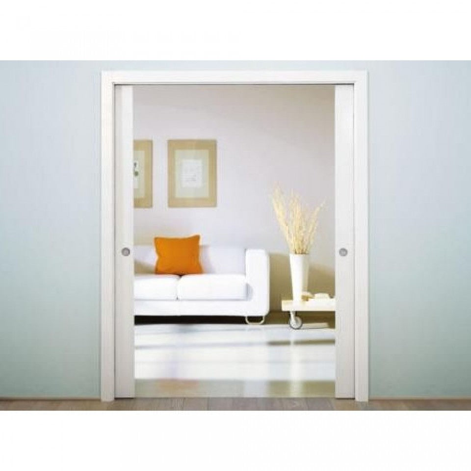 Eclisse Sliding Pocket Door System - Double Door Kit - To Suit 125mm Wall Thickness