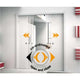 Eclisse Double Door Co-ordination Kit - For Use With Eclisse Syntesis (Architrave Free) Double Door Kit