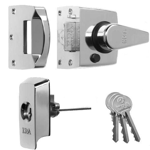 ERA 1730 Range - High Security BS 8621 Rated - Escape Night latch - Polished Chrome