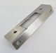 Angled Strike Plate For Outward Opening Night Latches - Satin Stainless Steel