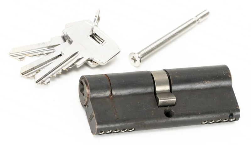 5 Pin Anti Snap Euro Profile Cylinder - Key / Key - Aged Bronze